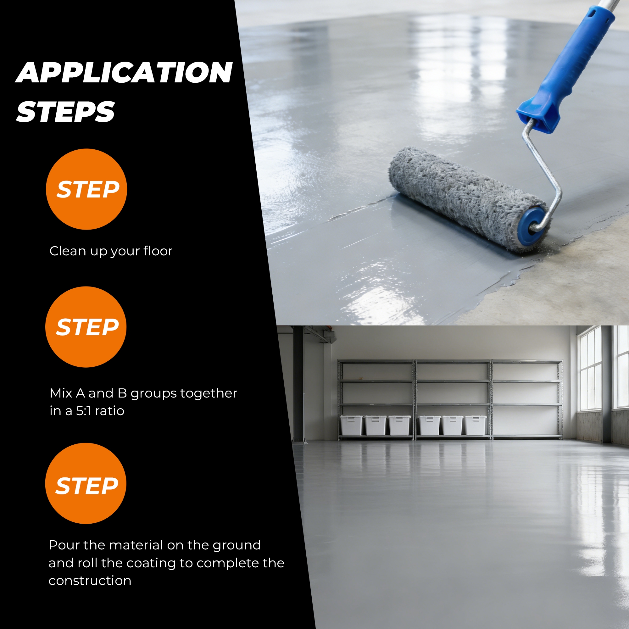 无溶剂主图-02 SHENGWEI Epoxy Floor Paint Series - Image 2